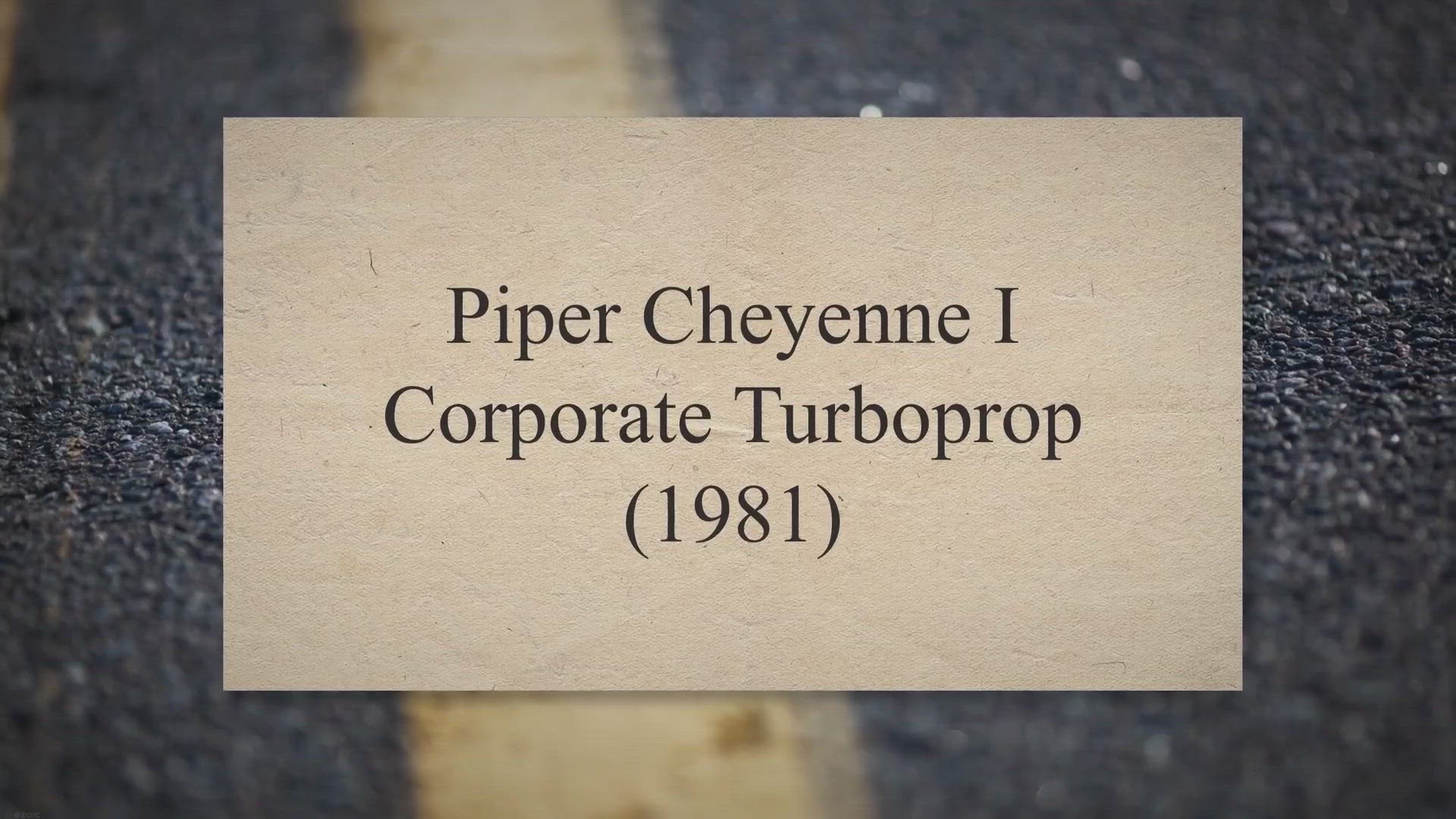 Video thumbnail for Piper Cheyenne I Corporate Turboprop (1981)