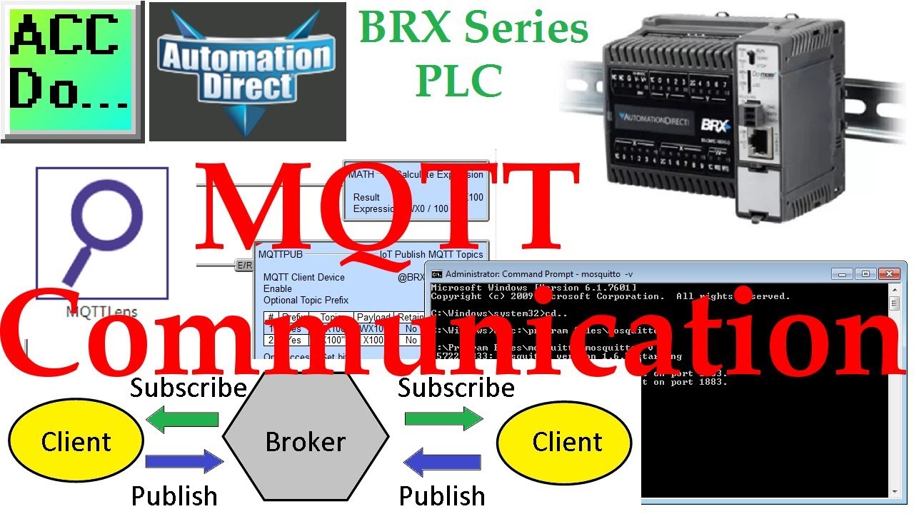 'Video thumbnail for BRX Do-More PLC MQTT Communications'