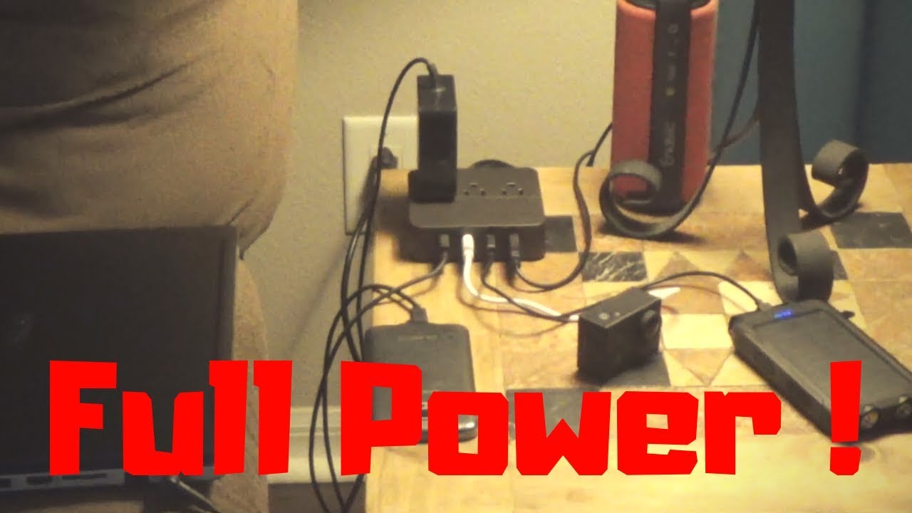 Video thumbnail for Review Power Strip with 4 USB Charger by Yostyle