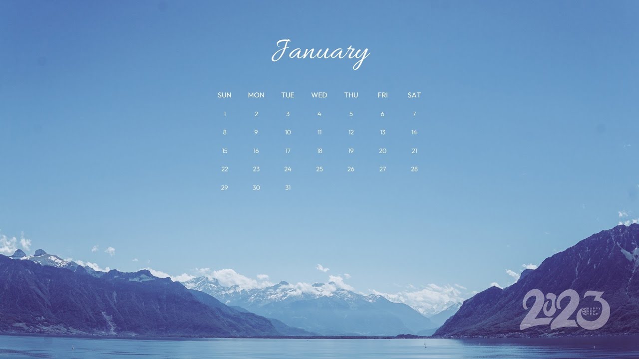 'Video thumbnail for 10 Best January 2023 Calendar Wallpaper Free Download'