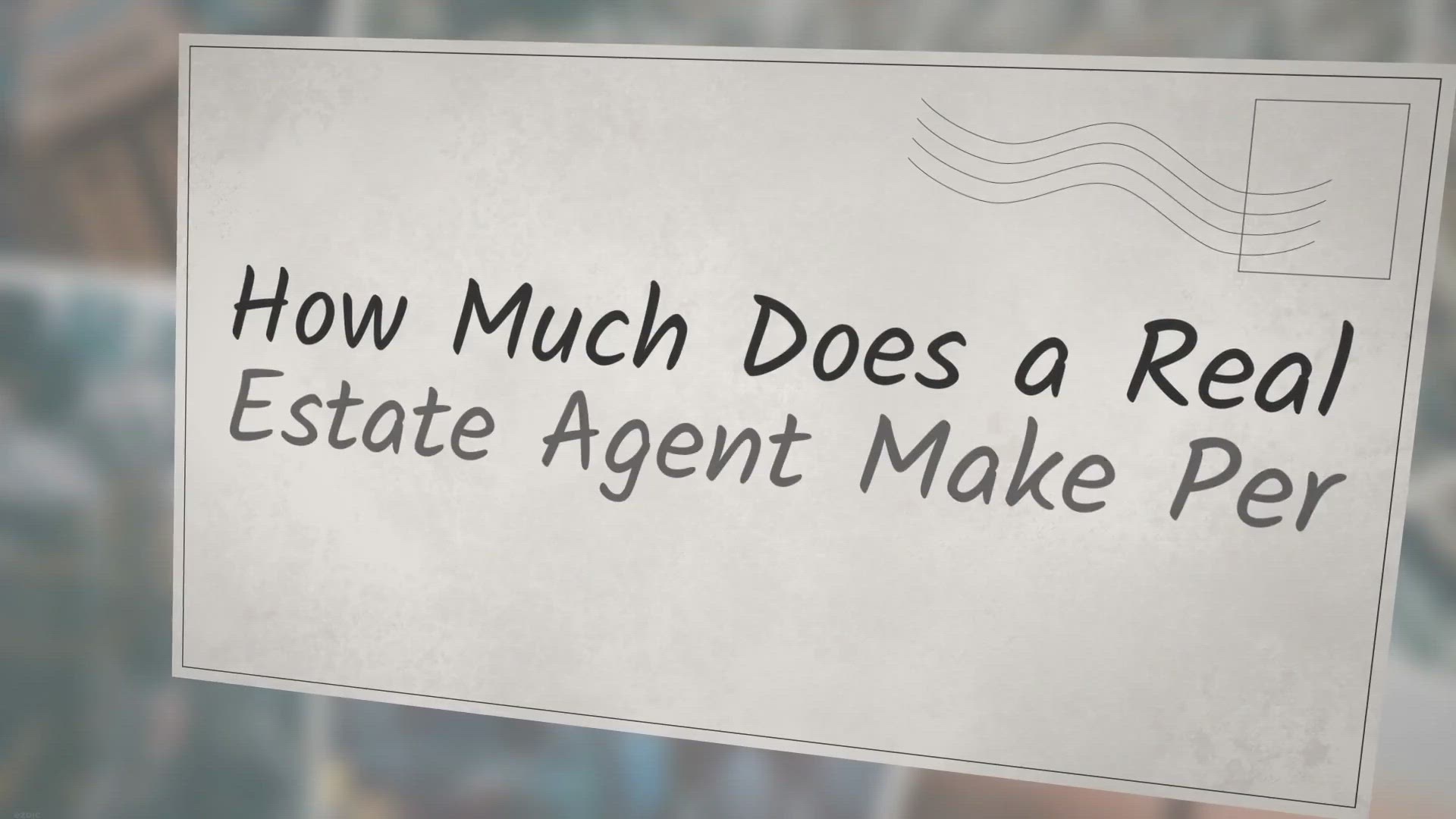 'Video thumbnail for How Much Does a Real Estate Agent Make Per Sale'