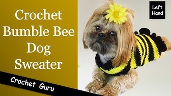 Video thumbnail for Crochet Dog Sweater Pattern - (Left Hand) Tutorial