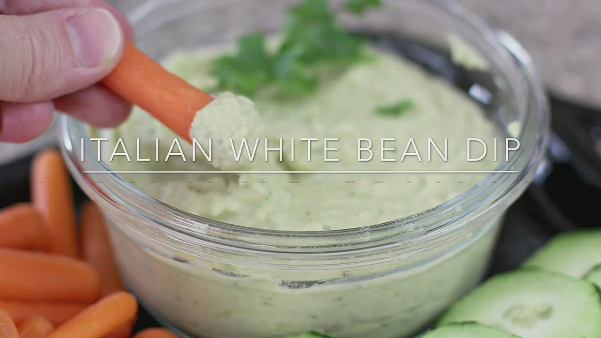 Video thumbnail for Italian White Bean Dip