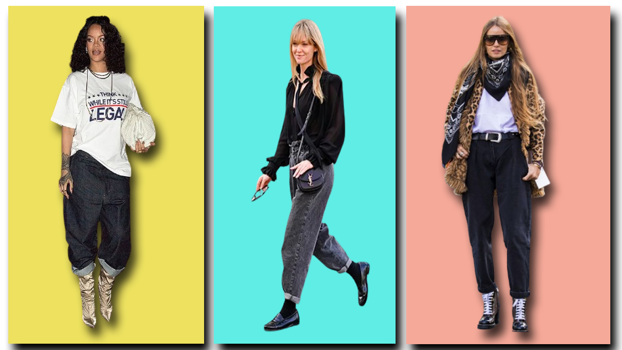 'Video thumbnail for How To Style Black Baggy Jeans for Women?'