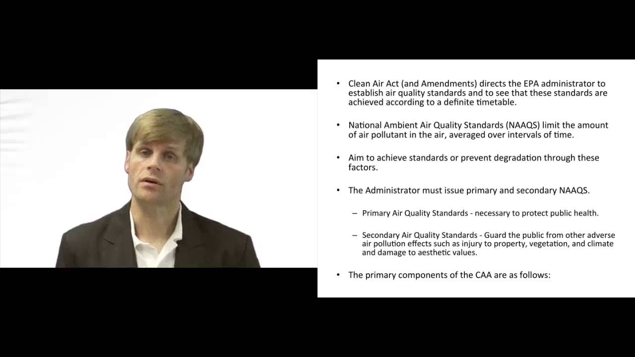 'Video thumbnail for What is the Clean Air Act?'