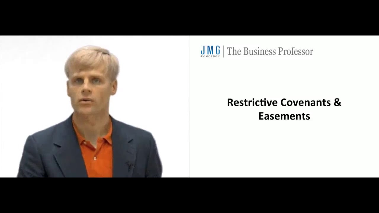 'Video thumbnail for Private Restrictions in Land Use'
