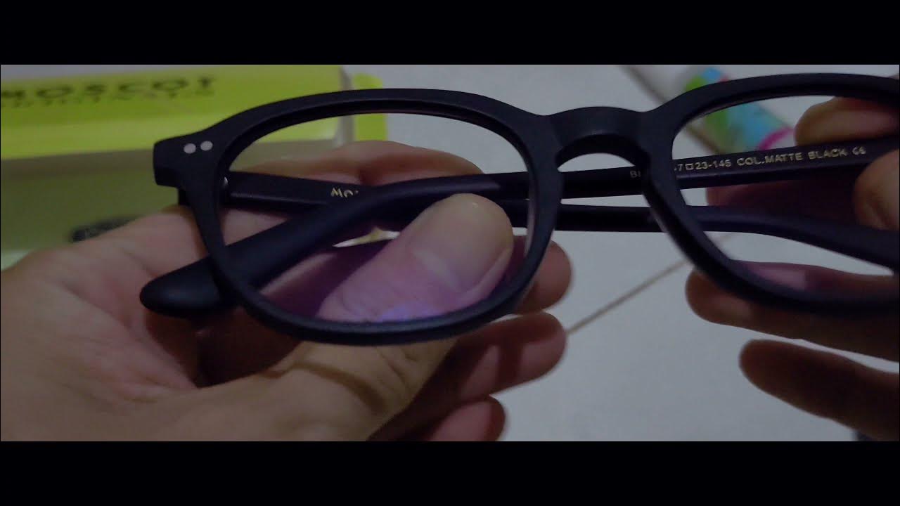 Video thumbnail for Unboxing Kacamata Moscot Billik Grade Original + Lensa Bluecromic Domas One Drive