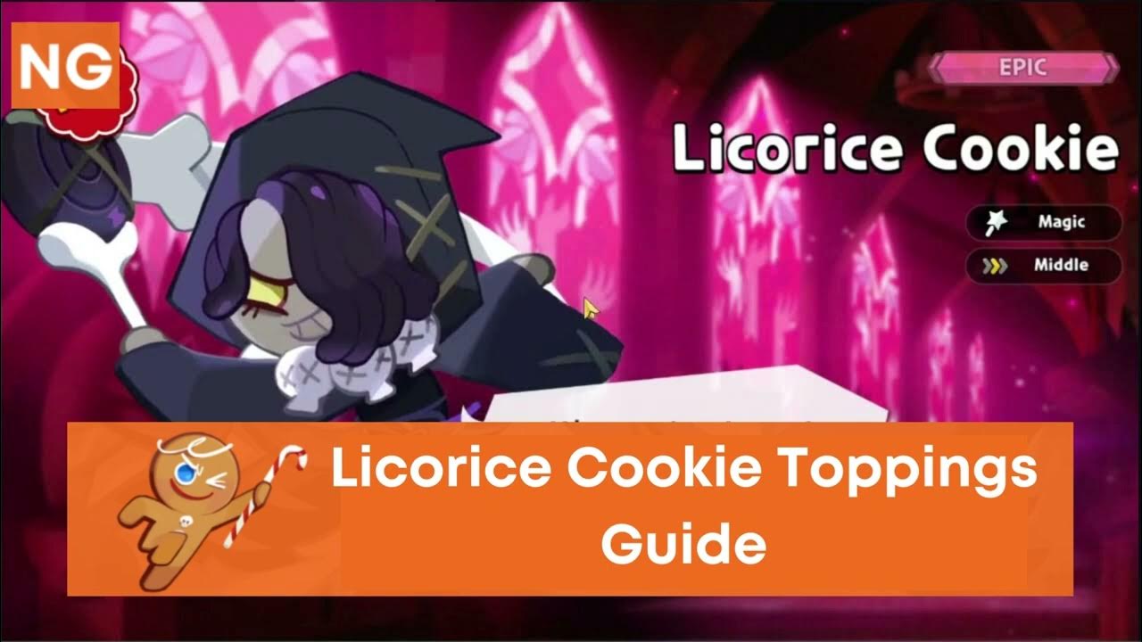 'Video thumbnail for Licorice Cookie Toppings Guide'