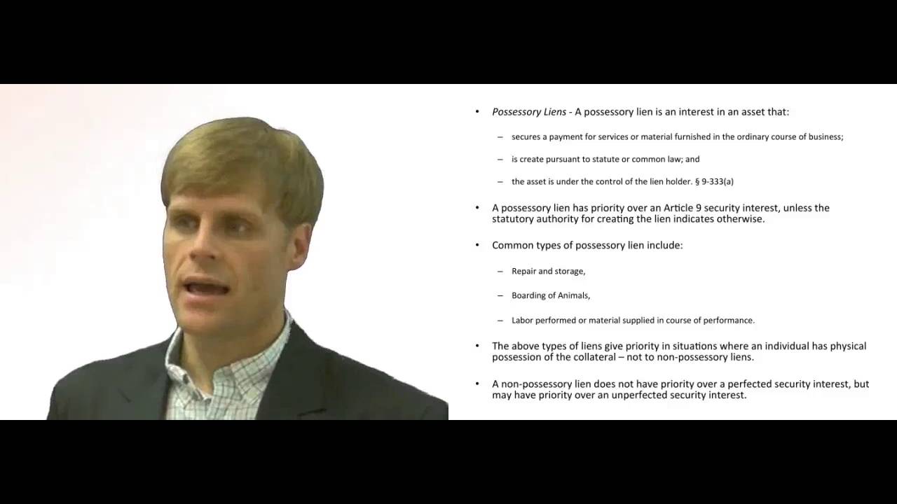 'Video thumbnail for Priority of Parties Holding Statutory or Common Law Liens'