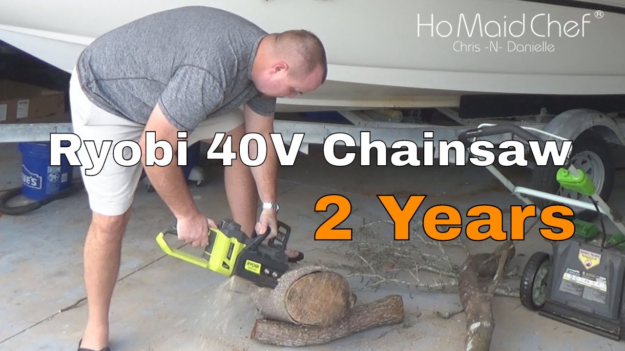 Video thumbnail for Ryobi 40 Volt Electric Chainsaw Second Year Review