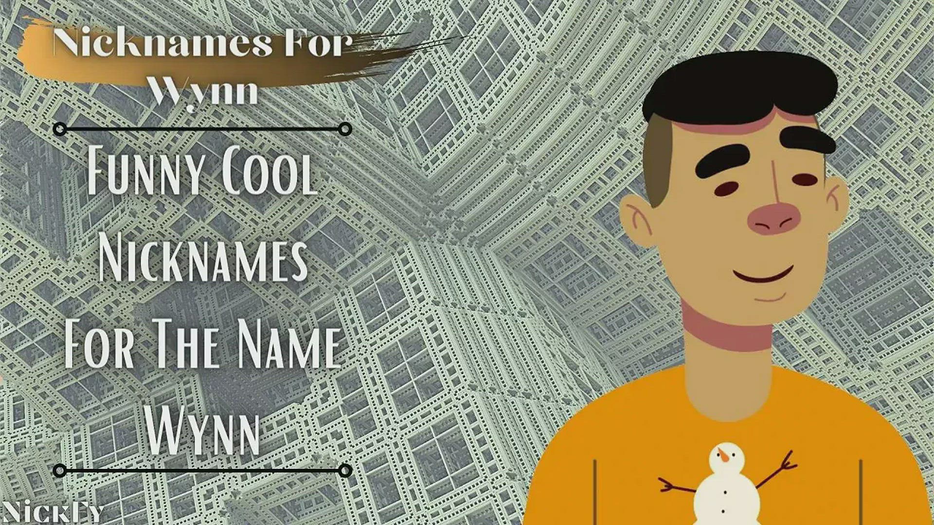'Video thumbnail for Nicknames For Wynn | 33+ Funny Cute Nicknames For The Name Wynn'