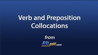 'Video thumbnail for Free English Lessons:  Verb and Preposition Collocations'