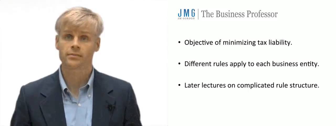 'Video thumbnail for Business Taxation - Business Entities'