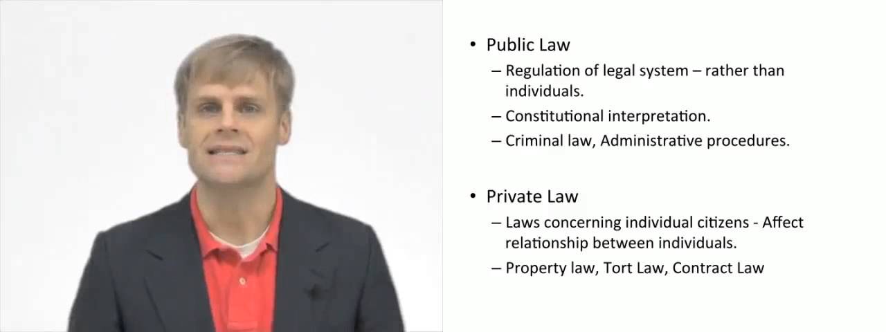 'Video thumbnail for Public Law and Private Law'