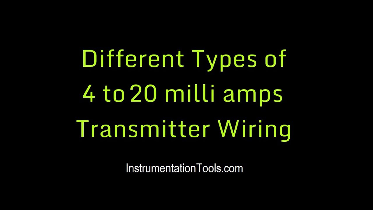 'Video thumbnail for Different Types of 4-20 mA Transmitter Wiring'
