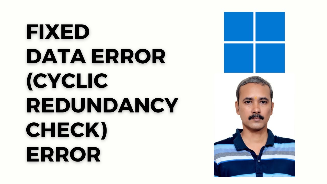 'Video thumbnail for Fix Data Error (Cyclic Redundancy Check) Error on Windows 11'