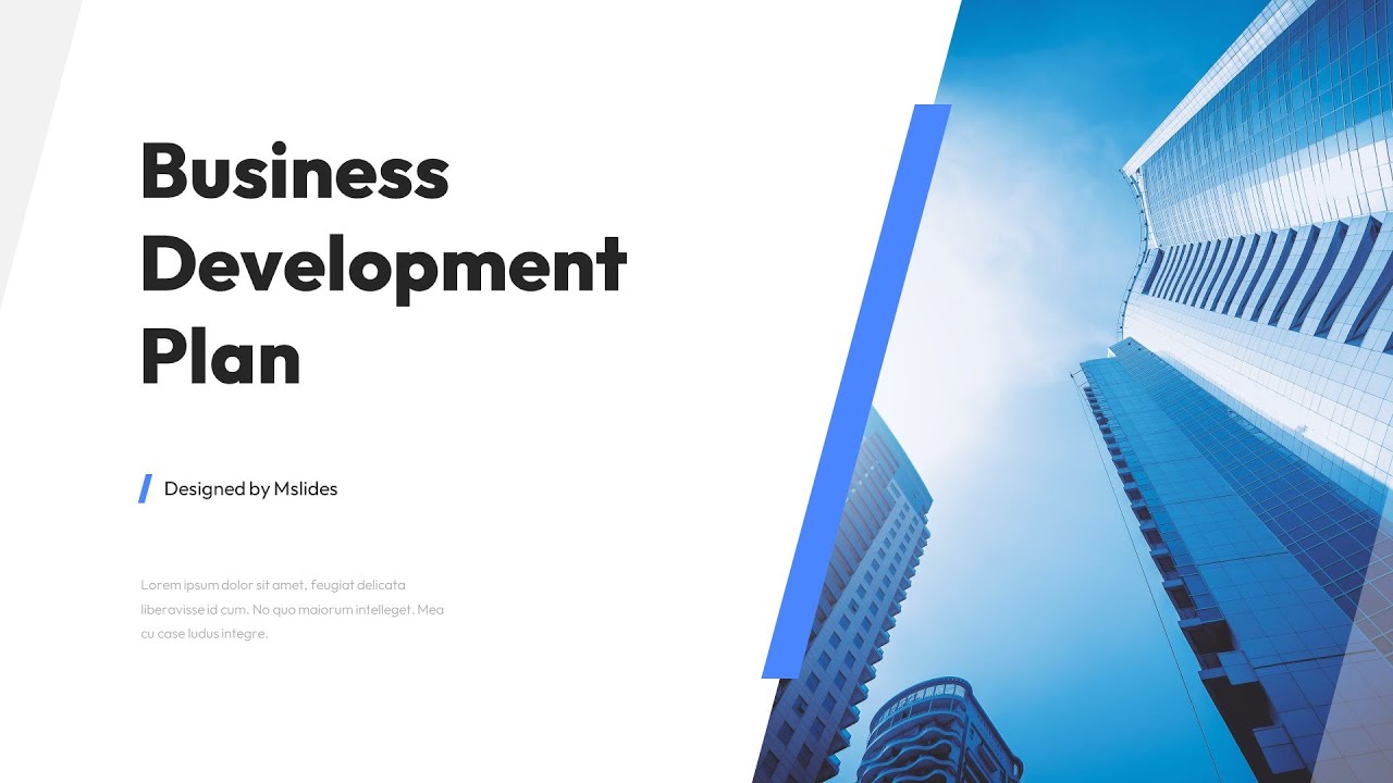 'Video thumbnail for Business Development Plan PPT and Google Slides Template Free Download'