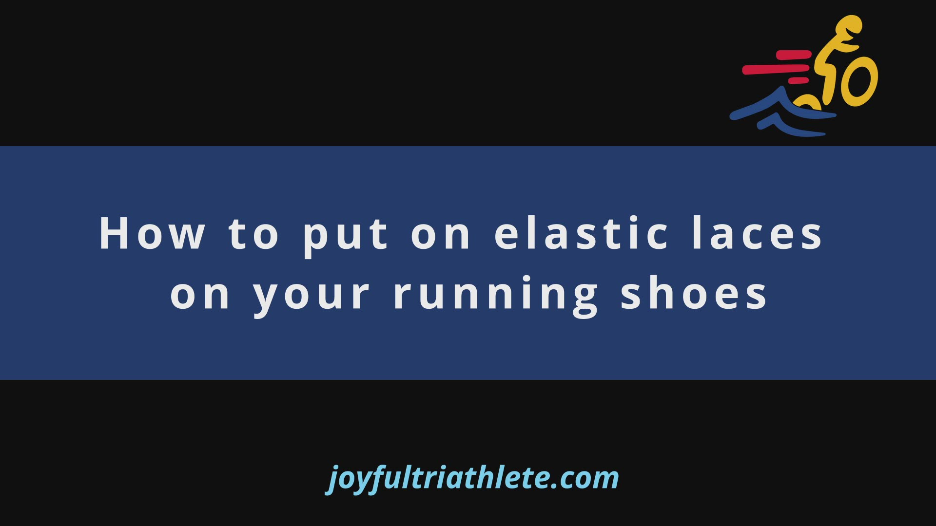 Video thumbnail for Putting elastic laces on your running shoes