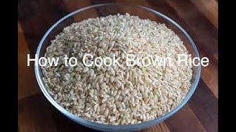 'Video thumbnail for How to Cook Brown Rice'