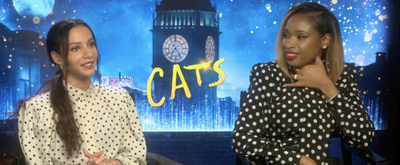 Video thumbnail for Exclusive: Jennifer Hudson & Francesca Hayward Sound Off on Singing CATS's Old and New Tunes!