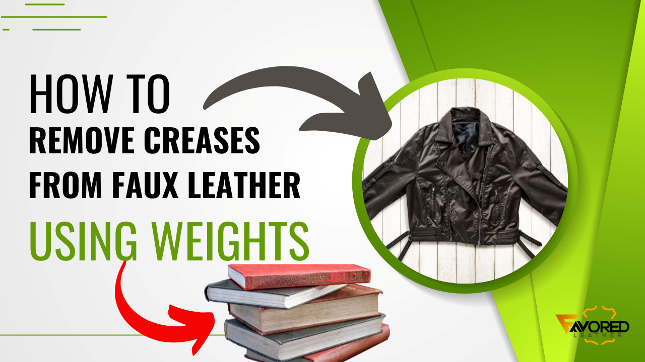 'Video thumbnail for How To Remove Creases From Faux Leather Using Weights'