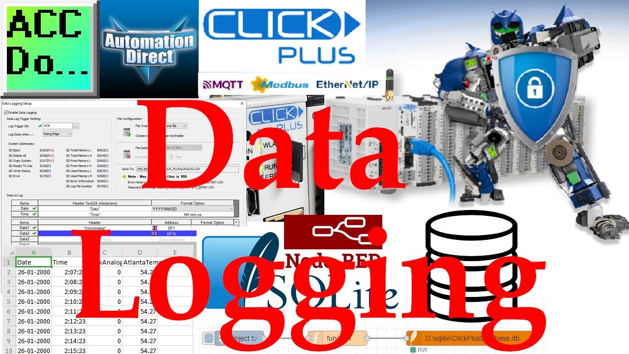 'Video thumbnail for Click Plus Data Logging'