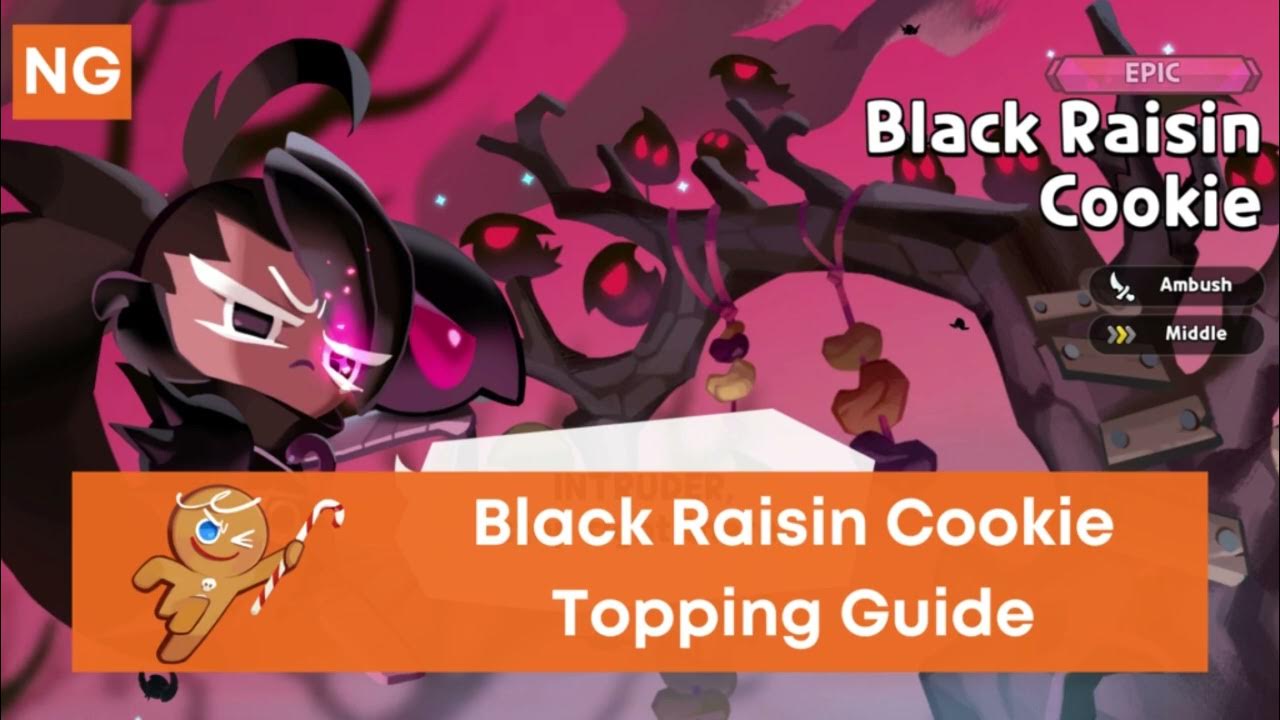 'Video thumbnail for Best Black Raisin Cookie Toppings Build (Cookie Run Kingdom)'