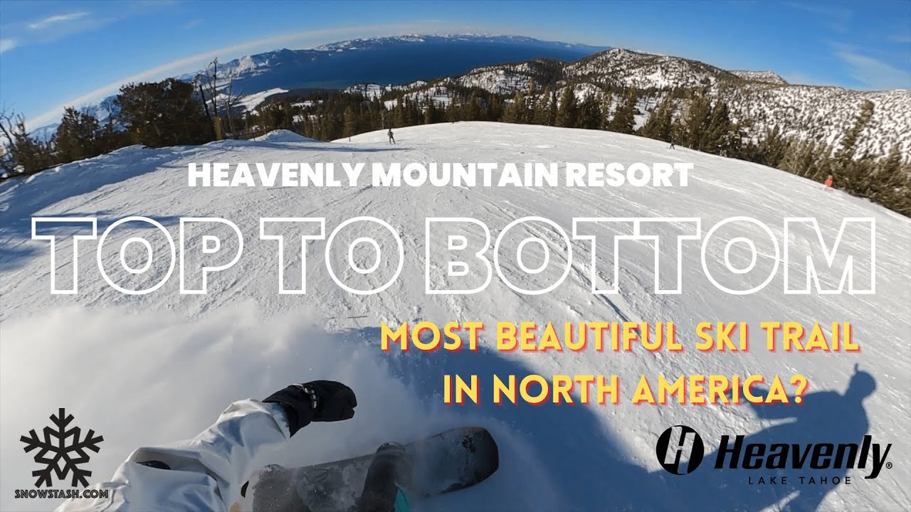 Video thumbnail for Most Beautiful Ski Run In North America | Heavenly Mountain Resort | Lake Tahoe