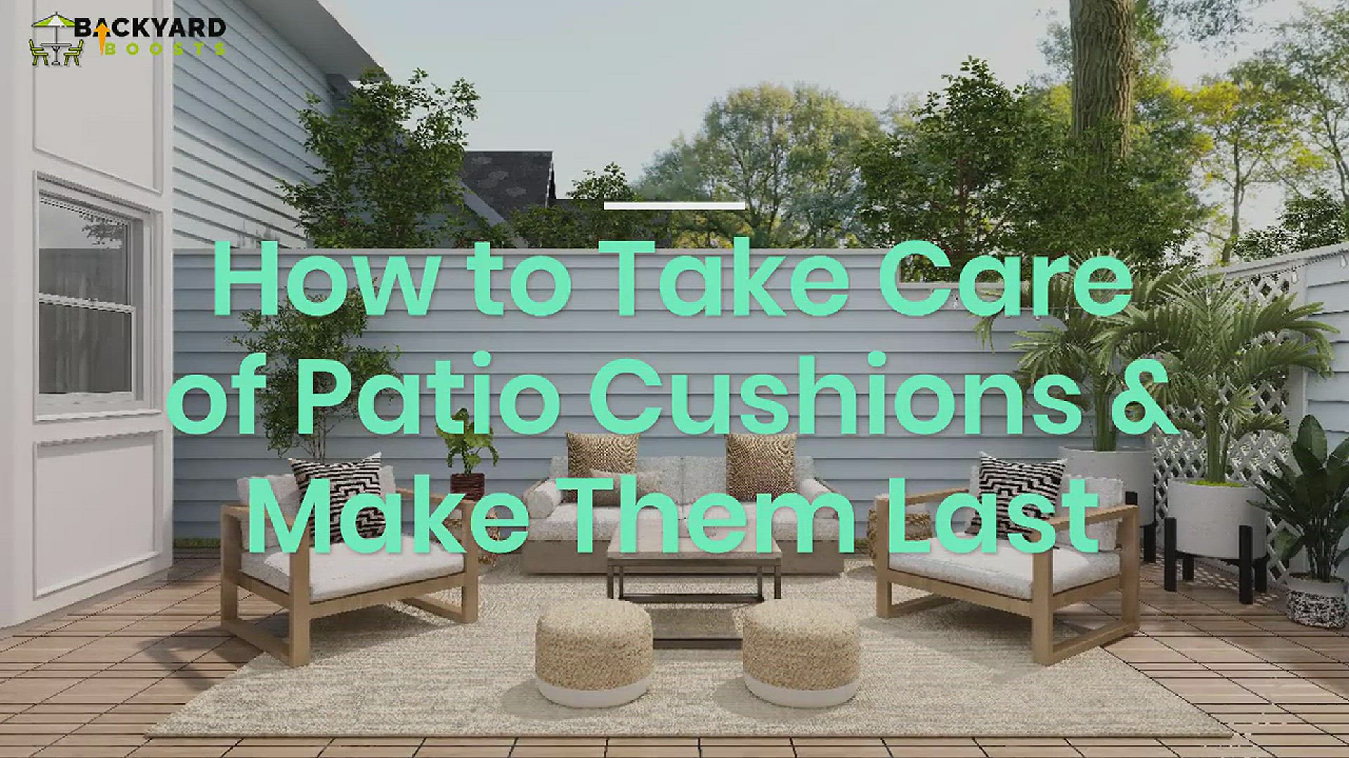 Video thumbnail for How to Care for Your Outdoor Cushions
