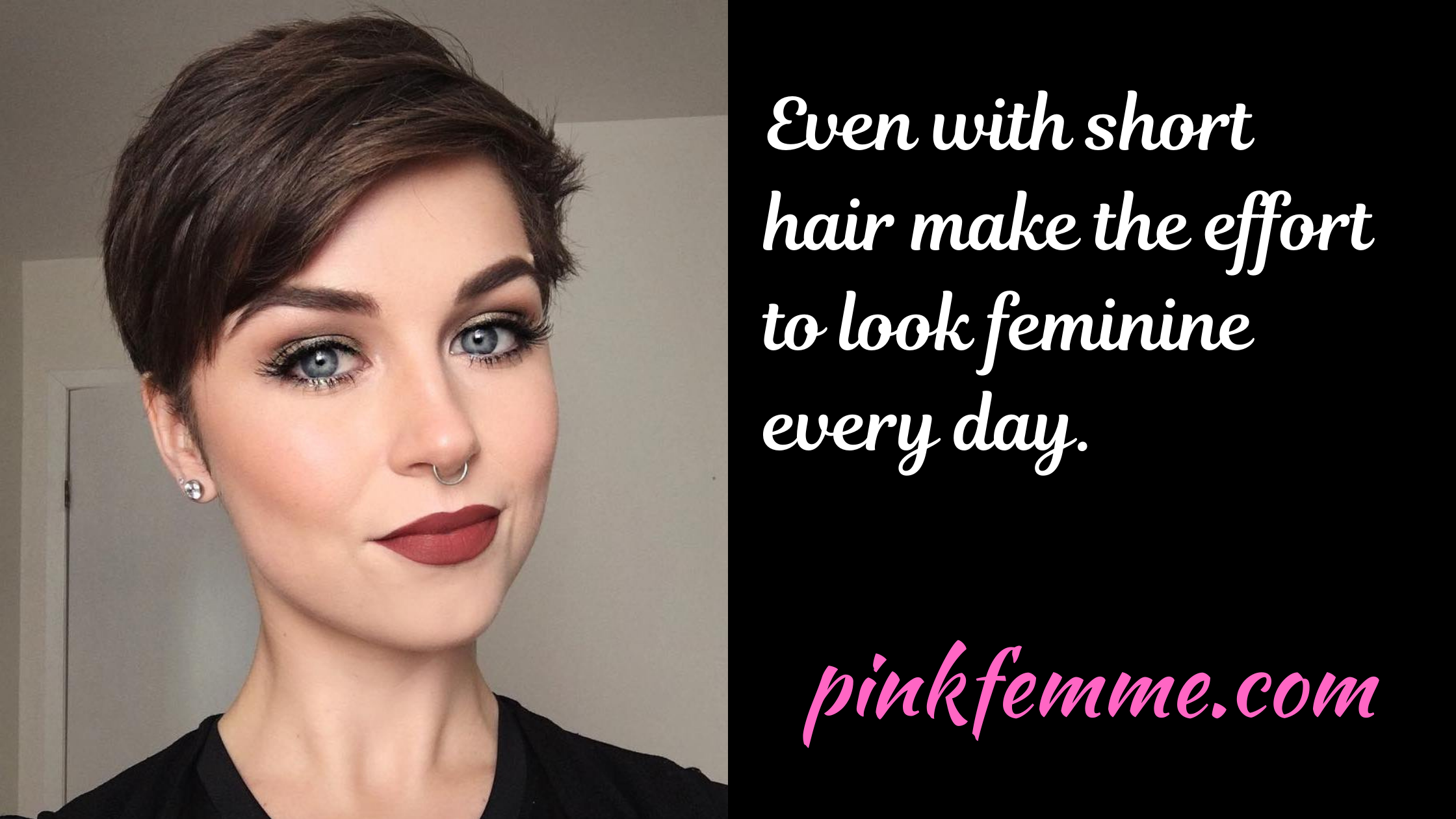 Video thumbnail for How To Make Short Hair Look Feminine