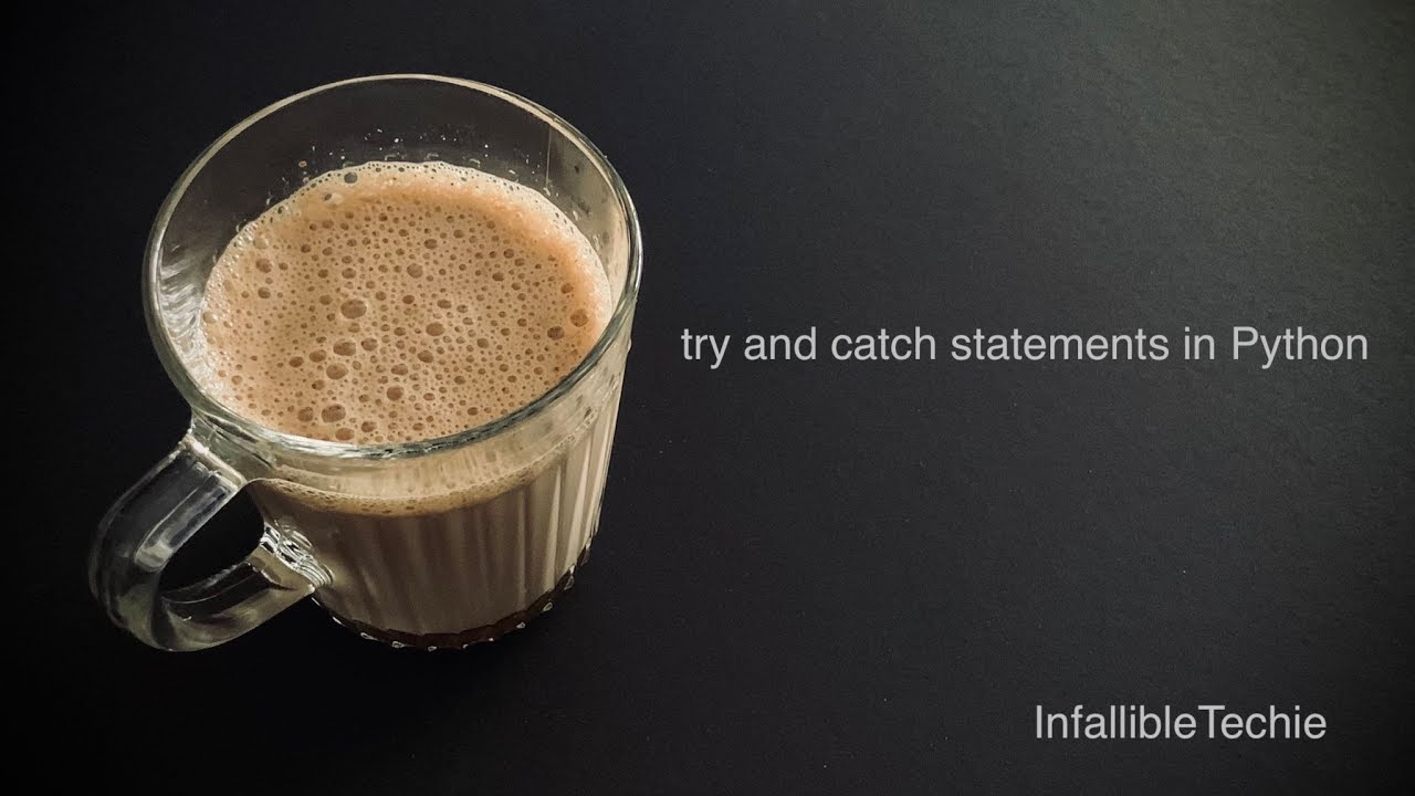 'Video thumbnail for try and catch statements in Python'