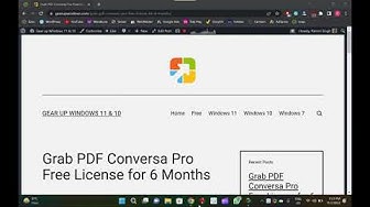 'Video thumbnail for PDF Conversa Pro Free License for 6 Months'