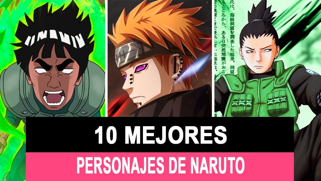 Video thumbnail for 10 mejores personajes de Naruto