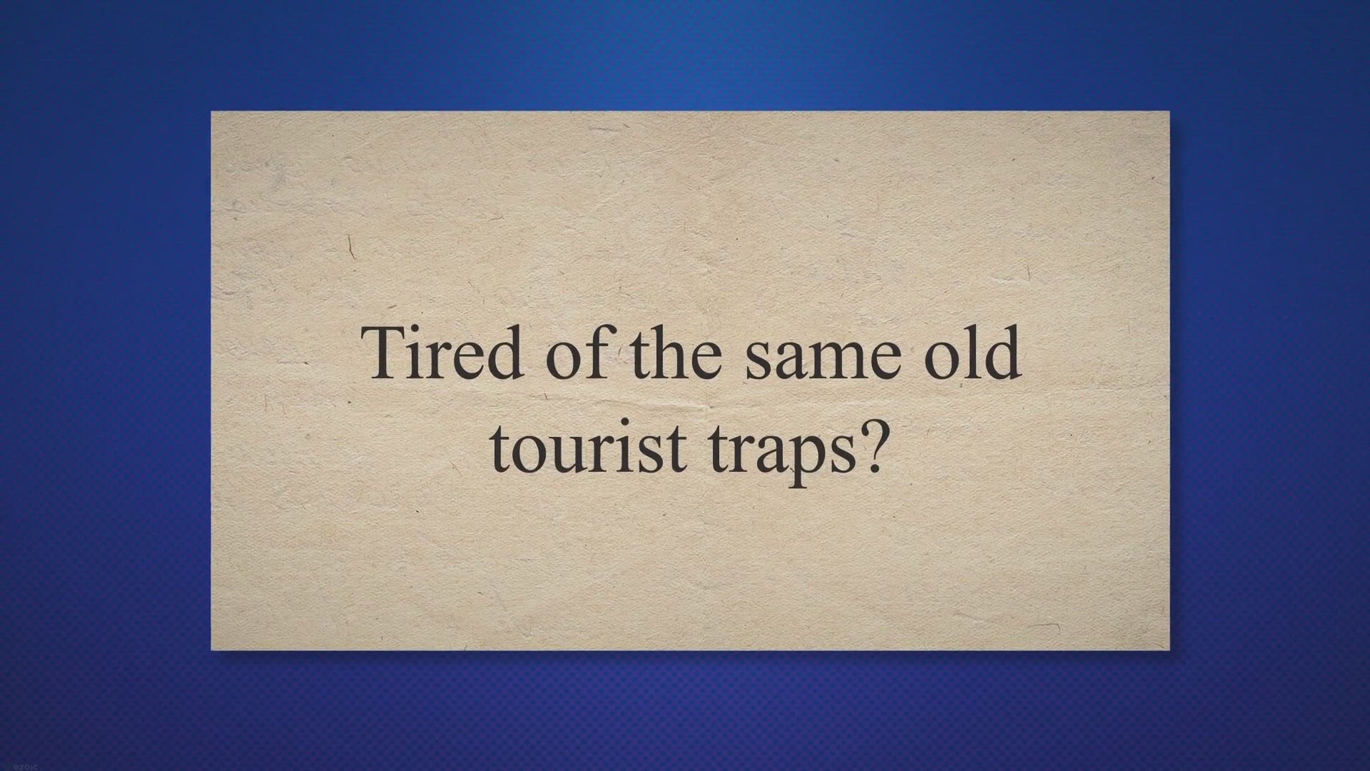 Video thumbnail for Get off the beaten path - Unique destinations to visit