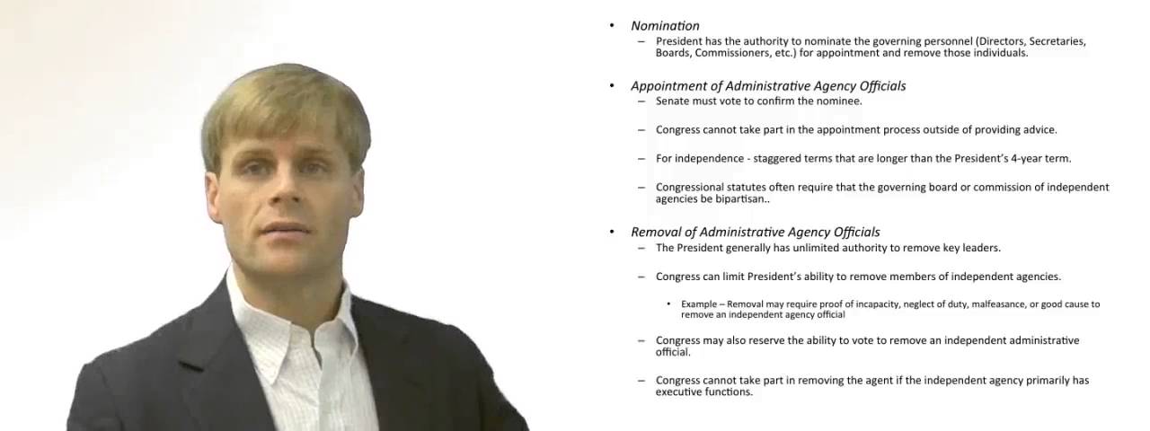 'Video thumbnail for Appointing and Removing Agency Authorities'