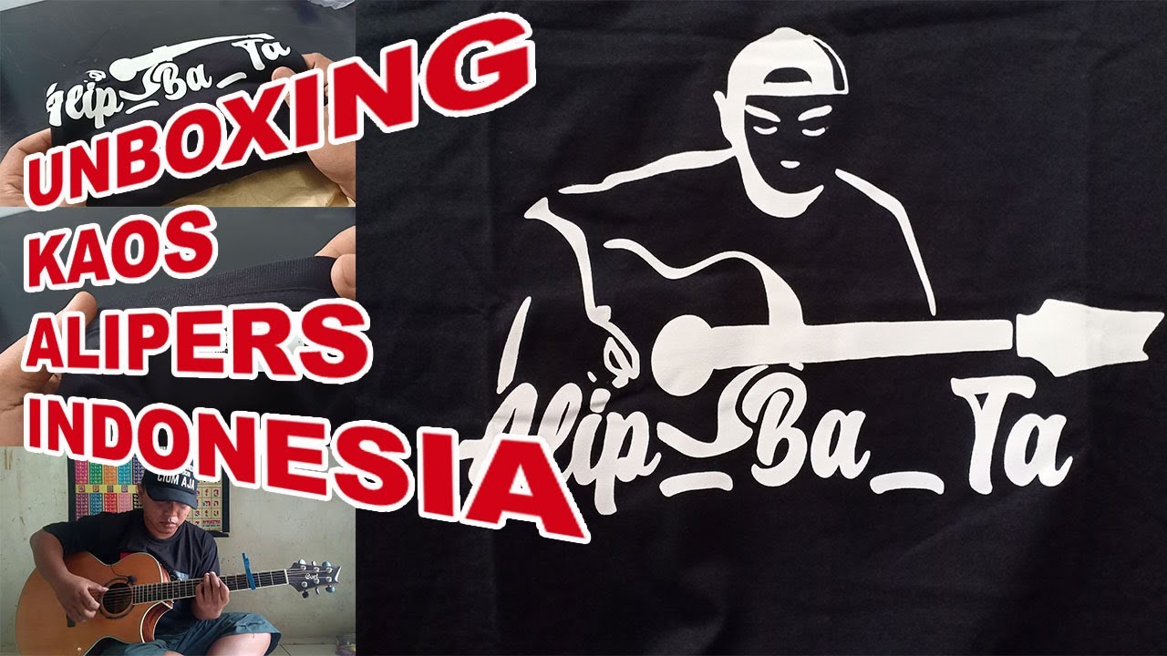 Video thumbnail for Unboxing Kaos Alipers Indonesia, Alip_Ba_Ta Fans