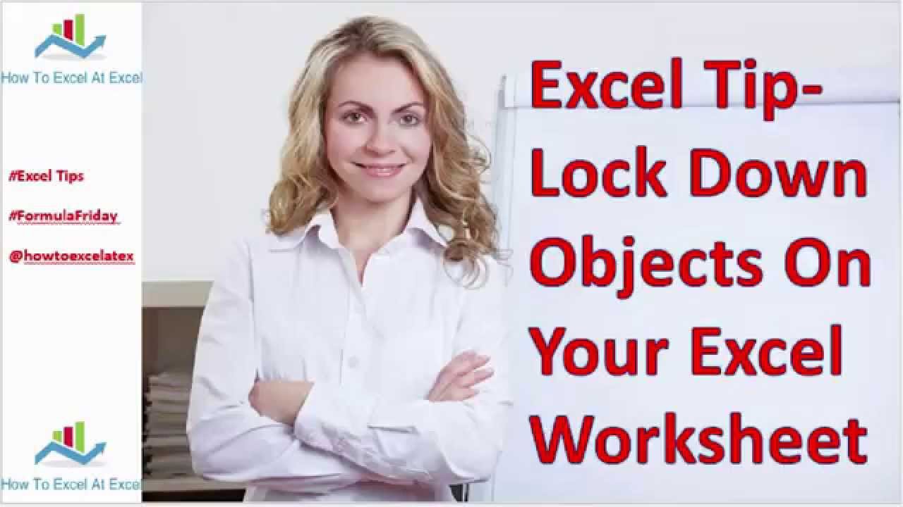 Video thumbnail for Excel Tip   Lock Down Objects On Your Excel Worksheet