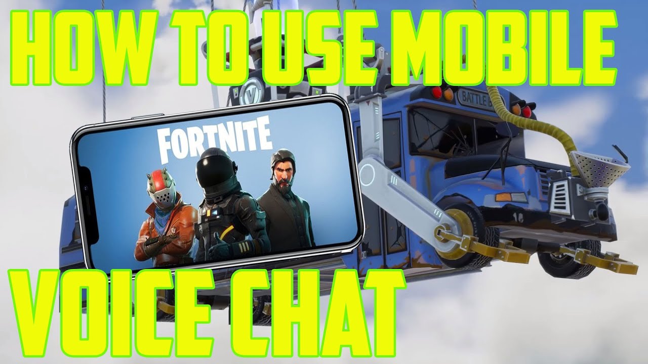 Video thumbnail for How To Turn On Voice Chat On Fortnite Mobile 2019