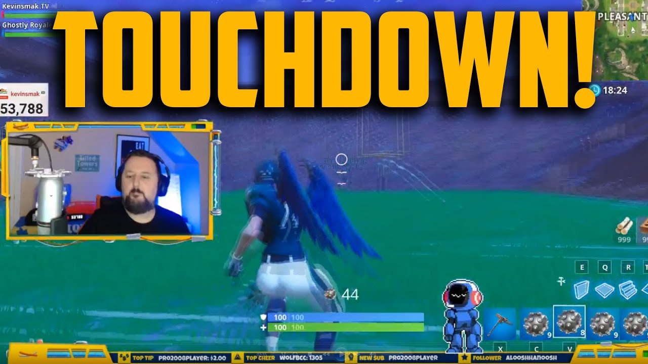 Video thumbnail for Fortnite Football Game Mode - Let's GO!!