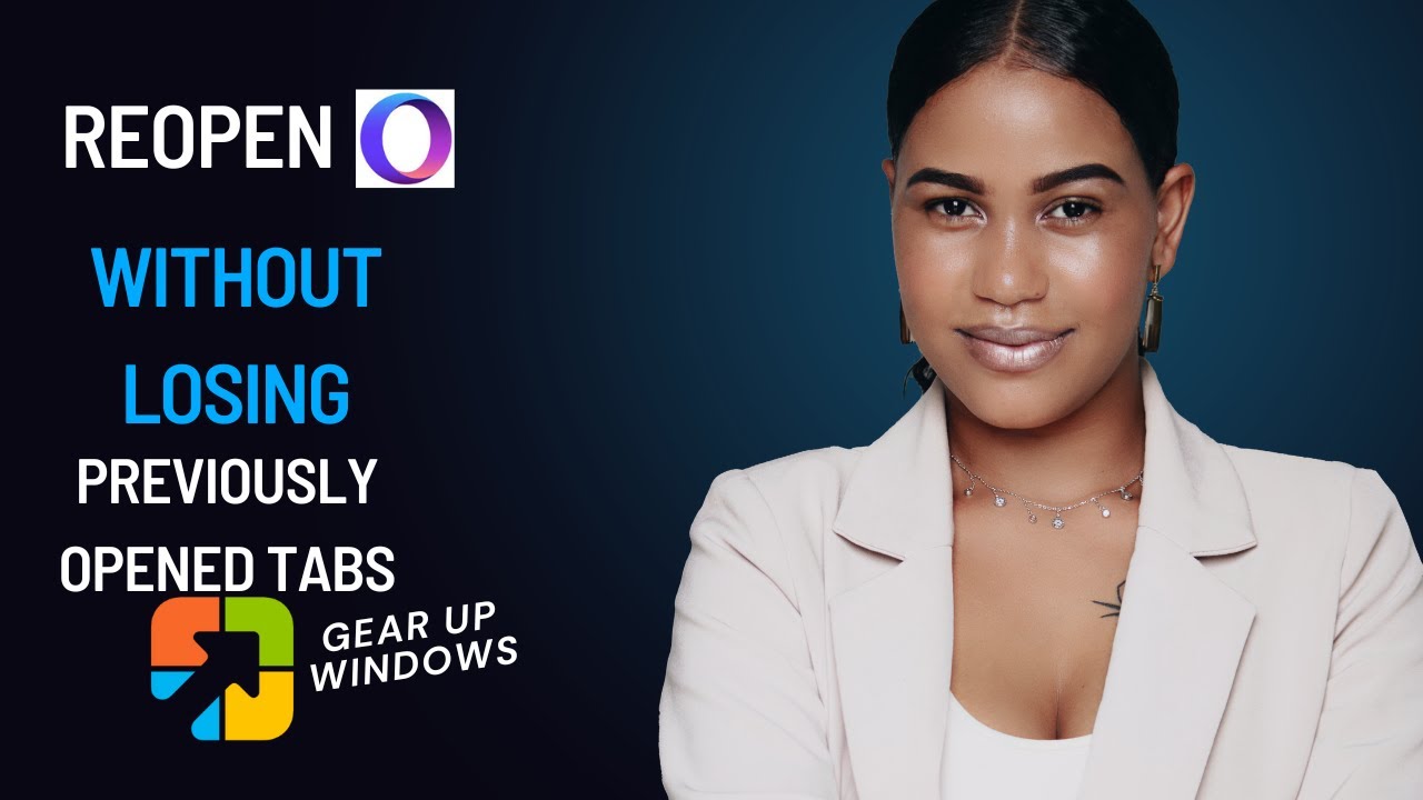 'Video thumbnail for Reopen Opera browser without losing previously opened Tabs in Windows 11/10'