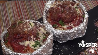 Video thumbnail for Canasta de Espaguetis con Albóndigas