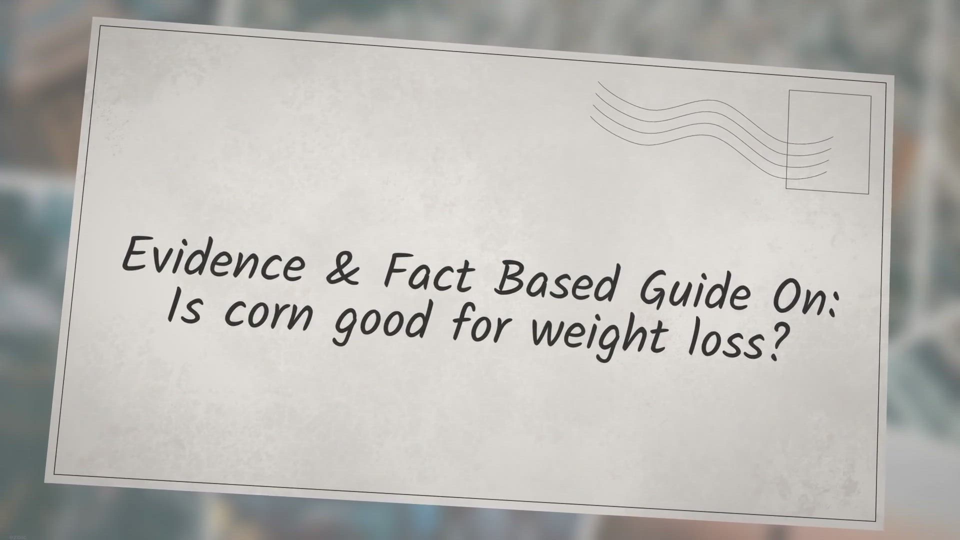 Video thumbnail for Evidence & Fact Based Guide On: Is corn good for weight loss?