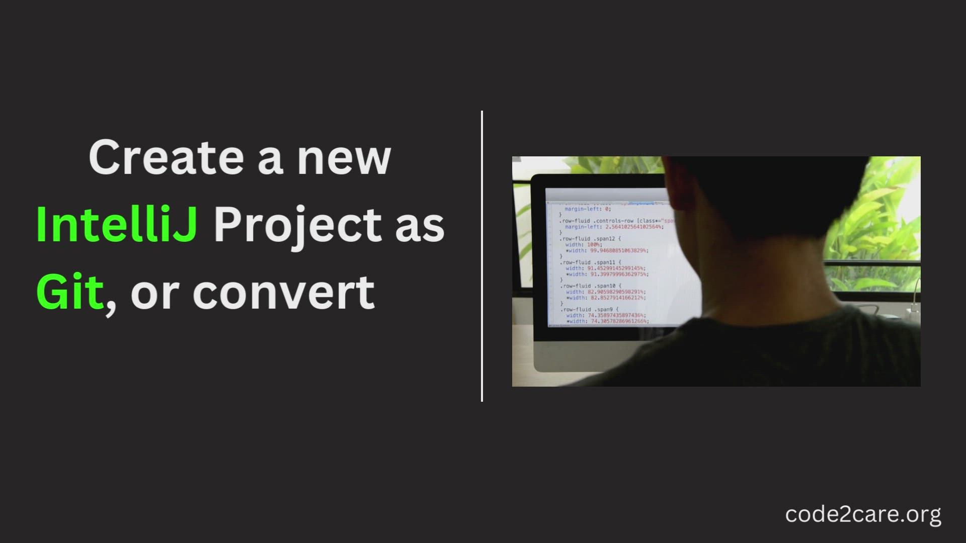 'Video thumbnail for Create a new IntelliJ Project as a Git repo, or convert an existing one'
