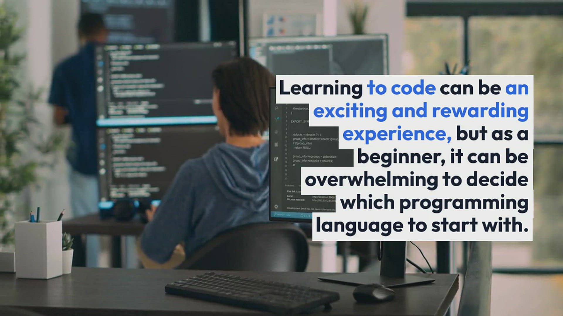 'Video thumbnail for How Can i Decide Which Programming Language to Learn as a Beginner?'