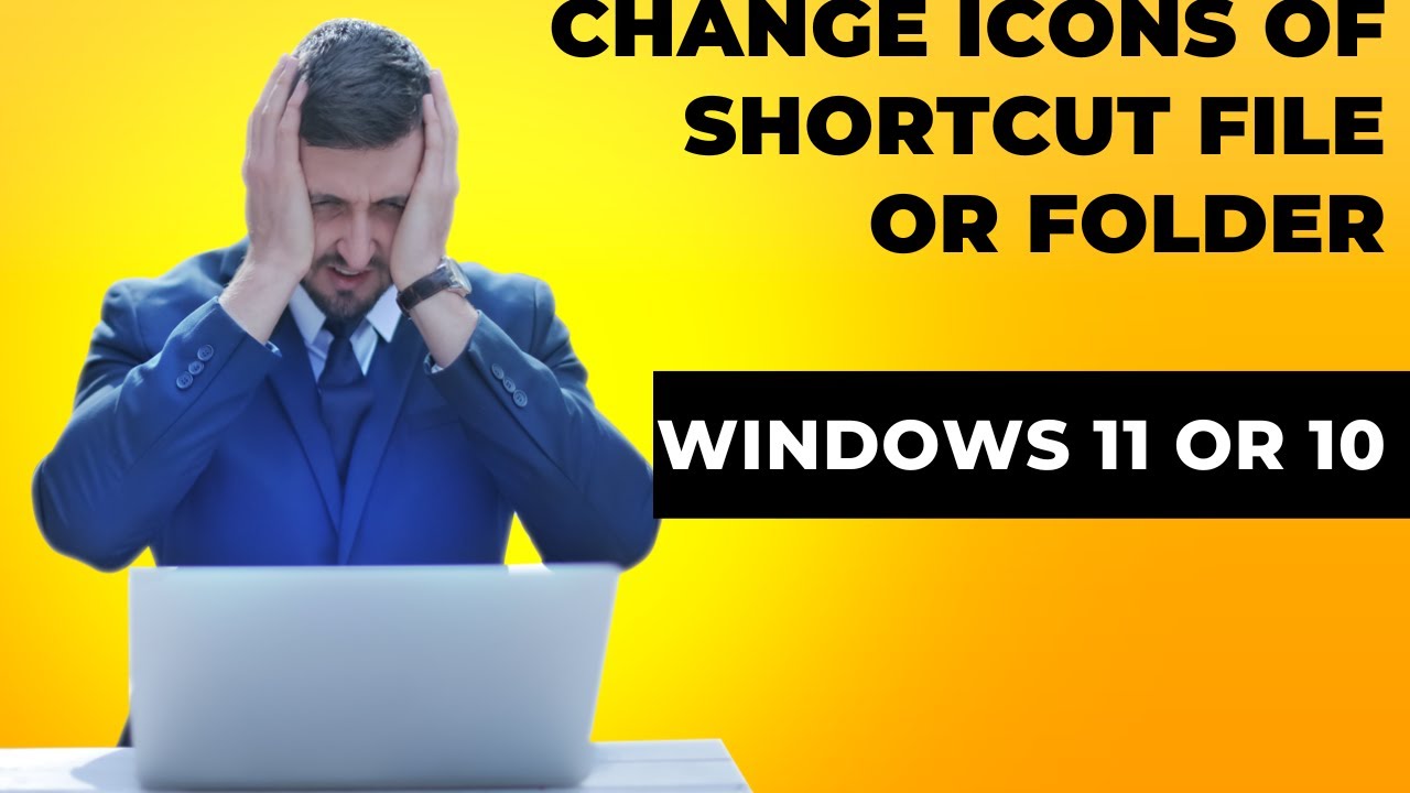 'Video thumbnail for Change Shortcut File or Folder Icon in Windows 11 or 10'