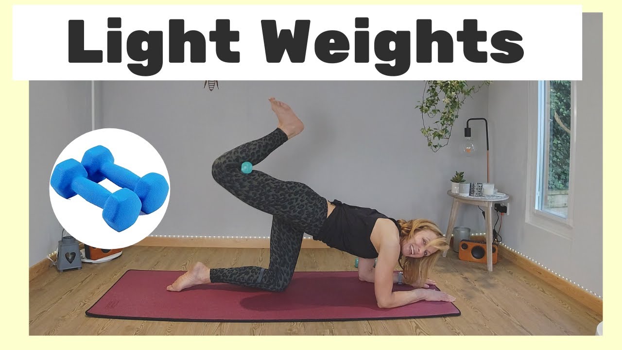Video thumbnail for Pilates with Light Weights