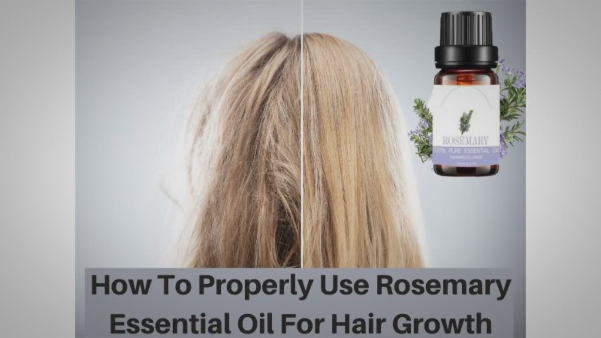 Video thumbnail for How To Properly Use Rosemary Essential Oil For Hair Growth (2022)