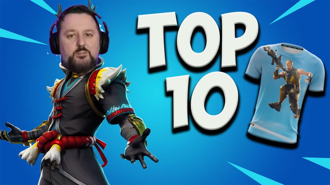 Video thumbnail for Top Ten Real Life Skins - Fortnite T Shirts