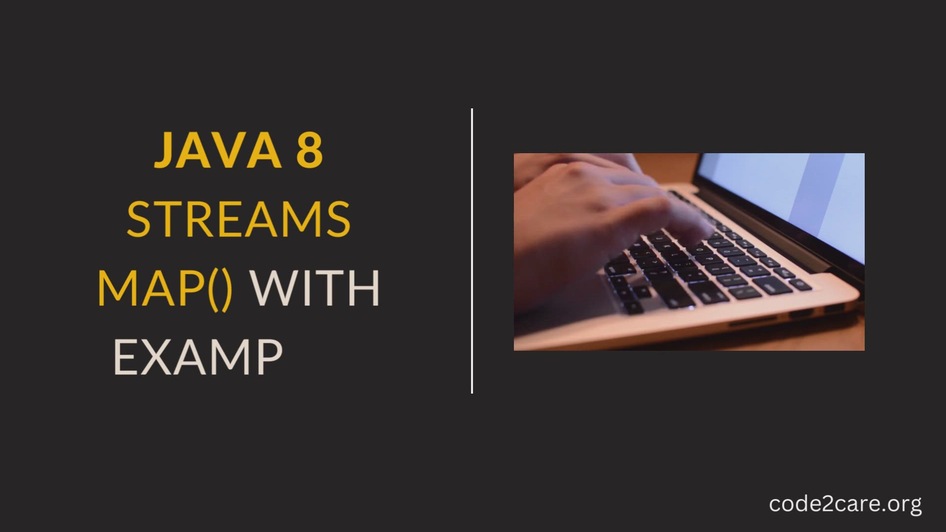 'Video thumbnail for Java 8 Streams map with examples'