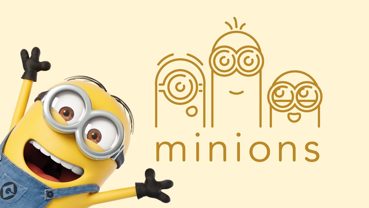 'Video thumbnail for Designing MINIONS minimal logo- Adobe Illustrator- SPEED ART'